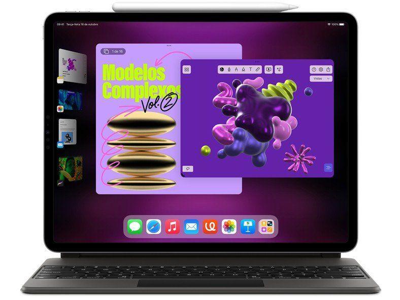 Apple iPad Pro 12,9” 6 Geração Wi-Fi 128GB - Cinza-espacial